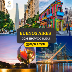 *BUENOS AIRES –  COM SHOW DO MANÁ* 